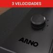Ventilador de Mesa Essential 140W 40cm 6 Pás 3 Velocidades Preto 220V